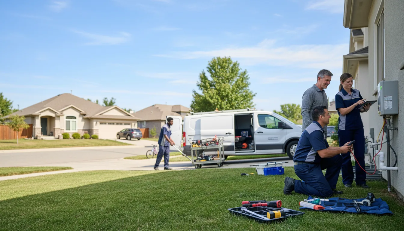 Tankless water heater service in Ottosen, IA